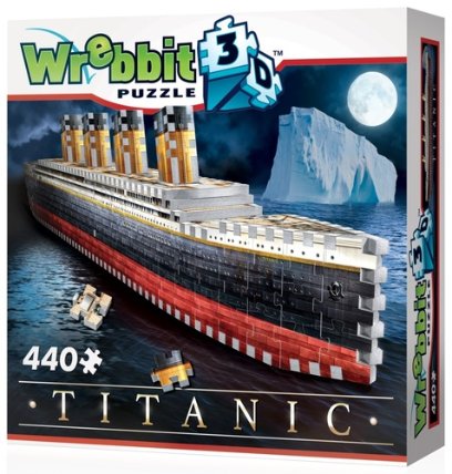 Puzzle Wrebbit 3D: Titanic / 440 dílků