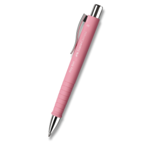 Kuličková tužka Faber-Castell Poly Ball XB, výběr barev sv. růžová