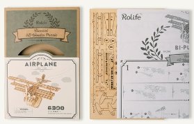 Dřevěné 3D puzzle - Letadlo