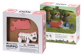 HROCH - magnetická skládací hračka s 3D modelem savany