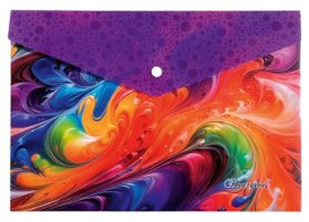 Obálka plastová s drukem A4 WAVES