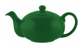 Teapot/Tmavě zelená - čajová konvice (velká)
