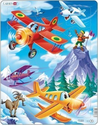 PUZZLE MAXI - Letadla - planes/20 dílků