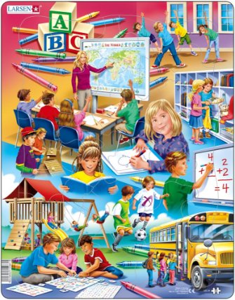 Puzzle MAXI - Zpátky do školy/33 dílků