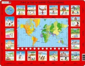 Puzzle MAXI - Čas ve světě/35 dílků