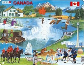 Puzzle MAXI - Kanada v obrazech/66 dílků