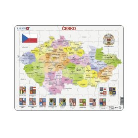 Puzzle Česká republika 70 dílků