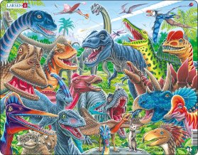 Puzzle Šťastní dinosauři