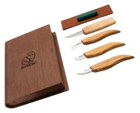 Basic Set of 4 Knives in gift book-box