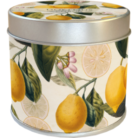 Vonná svíčka v plechové dóze Lemons
