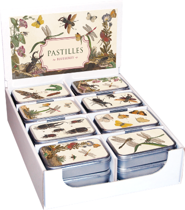 Pastilky v plechové dóze Insects