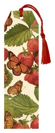 Knižní záložka Strawberry & Butterfly