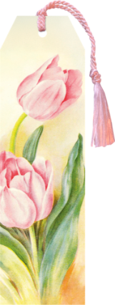 Knižní záložka Pastel Spring Tulip