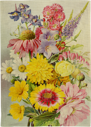 Kuchyňská utěrka Summer Bouquets