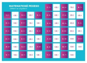 Pexeso: Matematika - Dělení se zbytkem