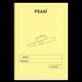 Psaní 5. ročník - školní sešit