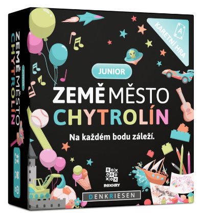 Země město chytrolín: Junior - Karetní hra