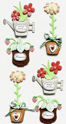 Art-Work: Blumen im Topf