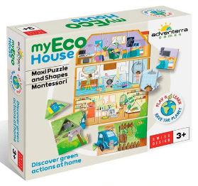 Vzdělávací eko puzzle | MŮJ EKO DŮM