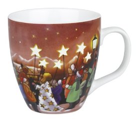 Star Procession - hrnek s fosforeskujícími hvězdami