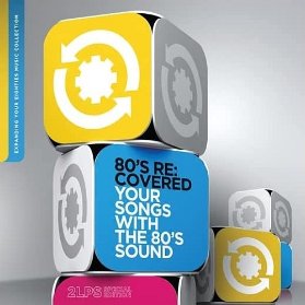 2 LP Various: 80's Re:Covered (Coloured Yellow & Blue Vinyl)