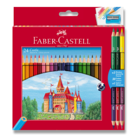 Pastelky Faber-Castell 24 barev + 6 barev