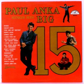 LP ANKA PAUL - PAUL ANKA SINGS HIS BIG 15