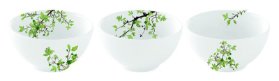 Sada tří porcelánových misek Natura