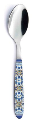 Kávová lžička s ozdobnou rukojetí Maiolica Blue