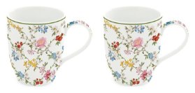 Sada dvou porcelánových hrnků Garden Dreams