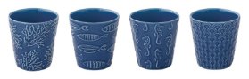 Porcelánové pohárky na kávu Sea Life