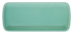 Servírovací obdélníkový talíř Tiffany Aquamarine