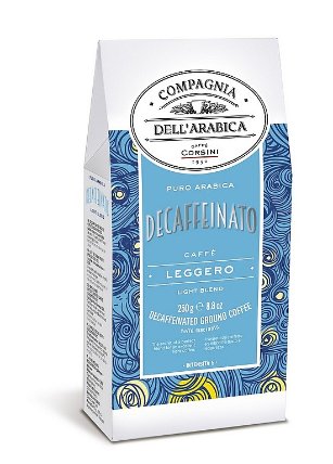 Corsini Pure Arabica Decaffeinato mletá 250g
