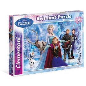 Puzzle 104 - Ledové království Brilliant - Clementoni