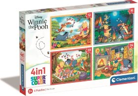 Puzzle Medvídek Pú 4v1