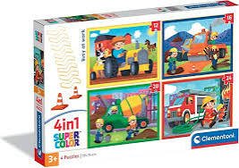 Puzzle Zaneprázdnění v práci 4v1 (12+16+20+24 dílků)