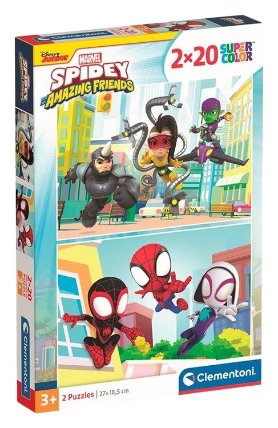 Puzzle 40 Spidey a jeho úžasní kamarádi 2x20 dílků