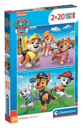 Puzzle Tlapková Patrola 2x20 dílků