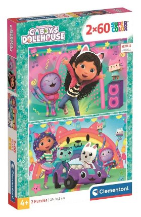 Puzzle Gábinin kouzelný domek 2x60 dílků