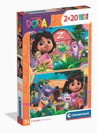 Puzzle Dora The Explorer 2x20 dílků