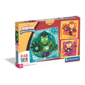 Puzzle Iron Man a jeho úžasní přátelé 3x48 dílků