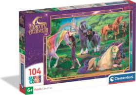 Puzzle Jednorožčí akademie Objetí 104 dílků