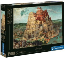 Puzzle Bruegel: Babylonská věž 1500 dílků