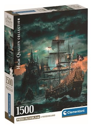 Puzzle Pirátská loď 1500 dílků