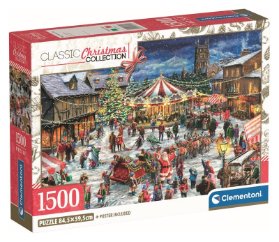 Puzzle Vánoční trhy 1500 dílků