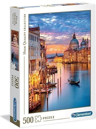 Puzzle 500,Osvětlení Benátek