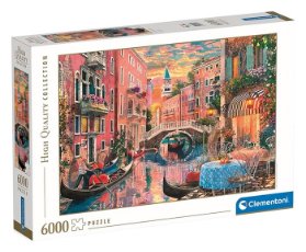 Puzzle Západ slunce v Benátkách 6000 dílků