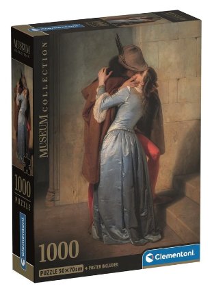 Puzzle Museum: Hayez - Polibek 1000 dílků