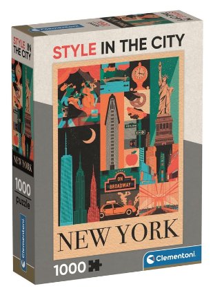 Puzzle Styl ve městě: New York 1000 dílků