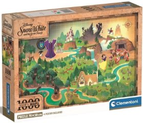 Puzzle Story Maps: Sněhurka 1000 dílků